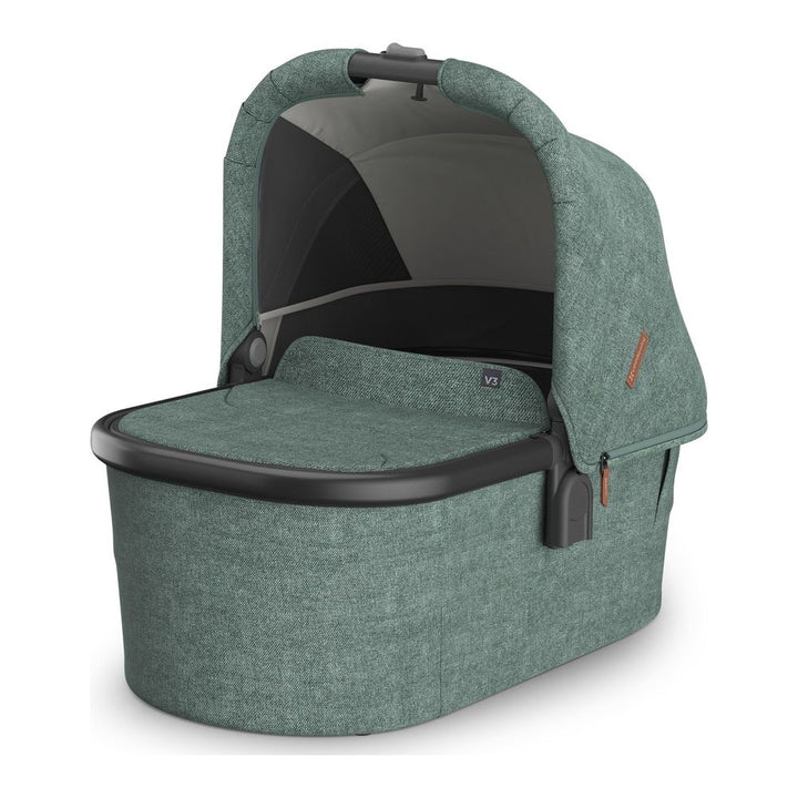 UPPAbaby Bassinet V3 Gwen (Green Melange on Carbon Frame)