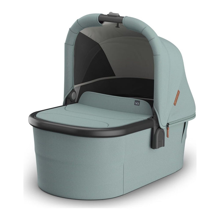 UPPAbaby Bassinet V3 Kenzi (Mystic Aqua on Carbon Frame)