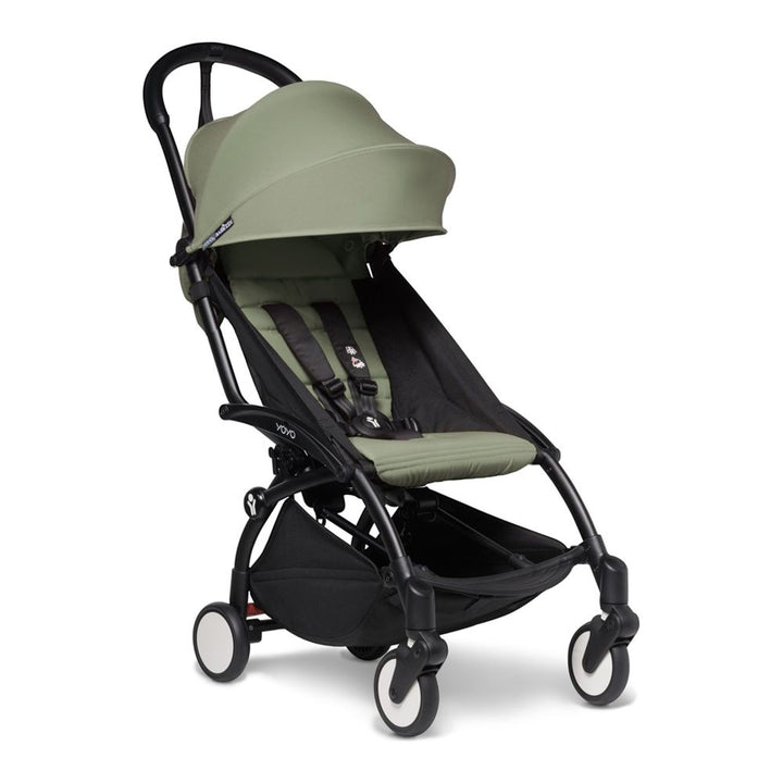 BabyZen YOYO2 6+ Stroller - Olive with Black Frame (90540) (Floor Model) Default Title