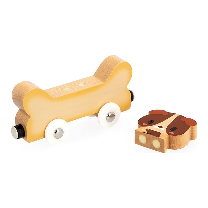 Janod Magnetic Wooden Toy Set - Pets