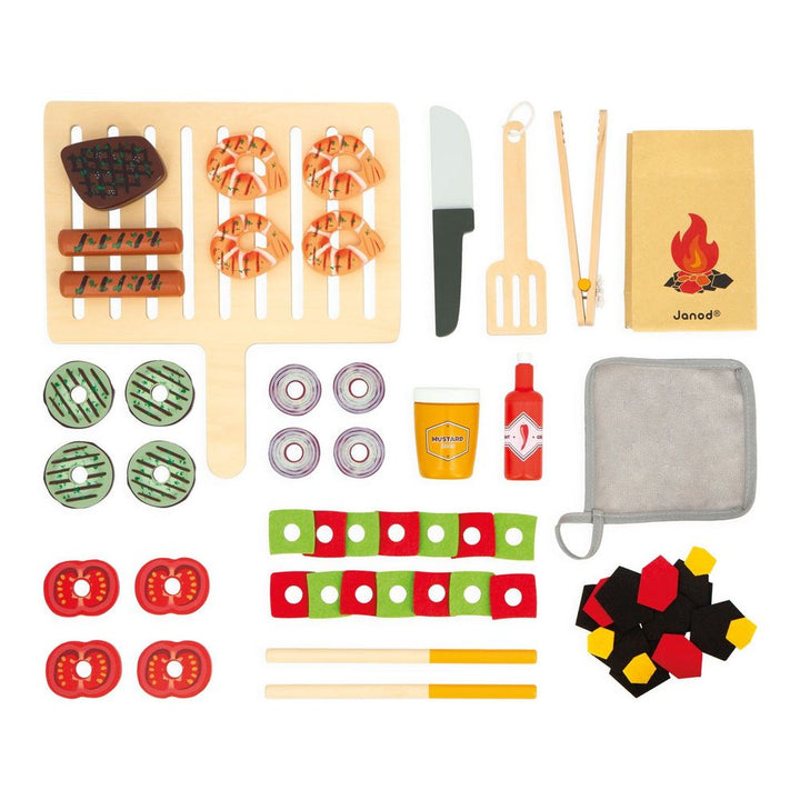 Janod Barbecue Wooden Toy Set