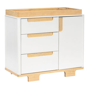 Babyletto Yuzu 3-Drawer Changer Dresser White Natural