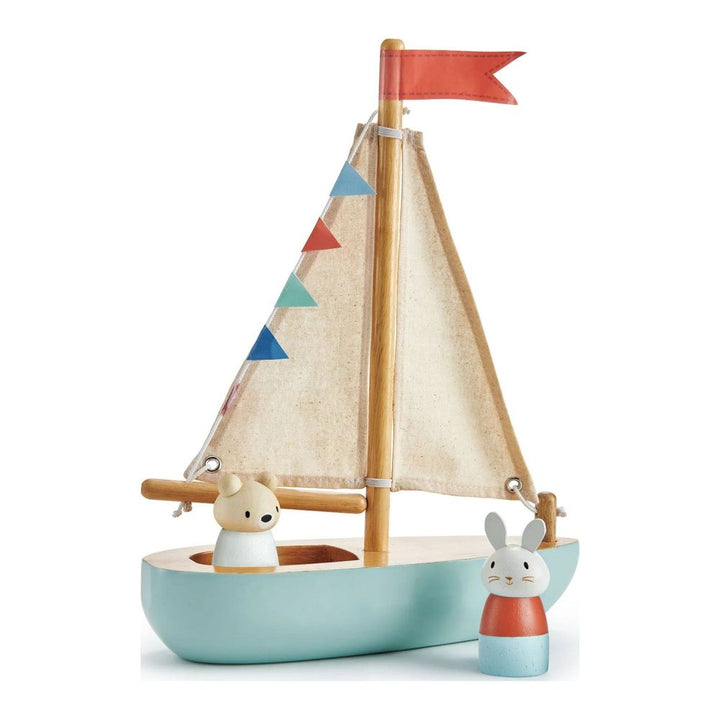 Tender Leaf Sailaway Boat Wooden Toy Default Title