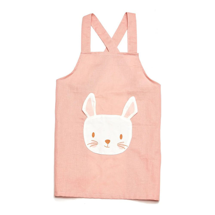 ThreadBear Linen Apron Rabbit