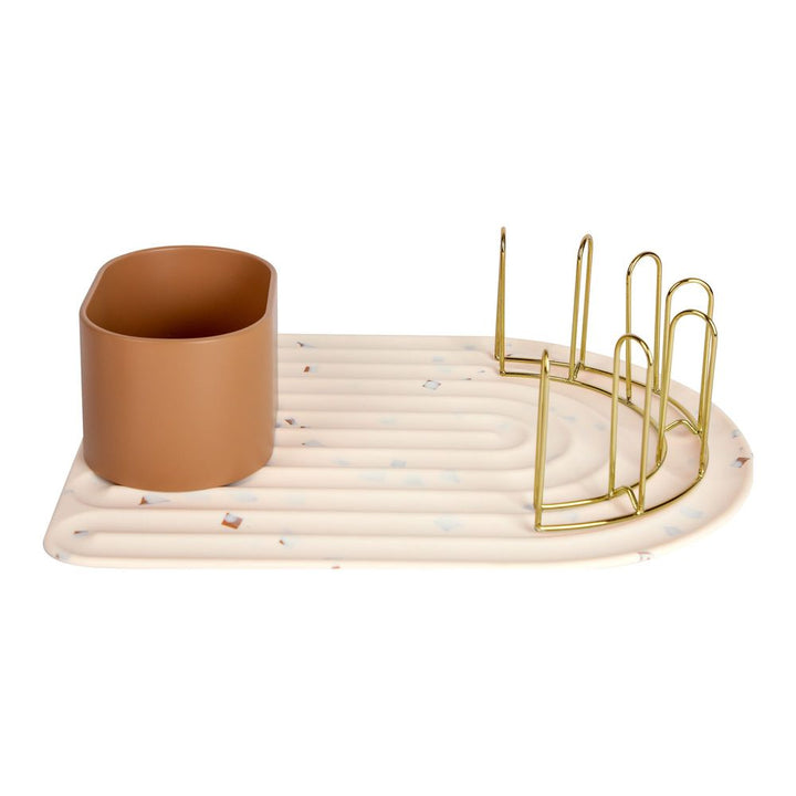 Boon Arc Silicone Drying Mat and Rack