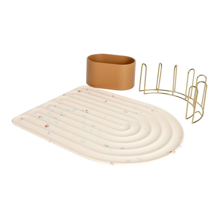 Boon Arc Silicone Drying Mat and Rack