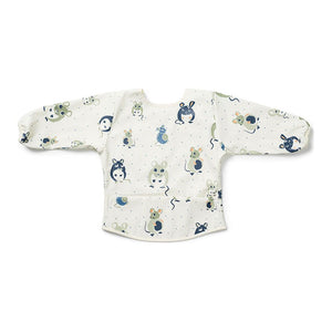 Elodie Long-sleeved Baby Bib Forest Mouse