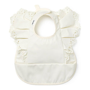 Elodie Baby Bib - Vanilla White Default Title