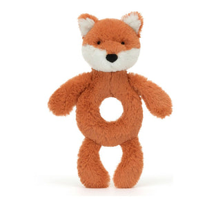 Jellycat Bashful Ring Rattle - Fox Cub Default Title