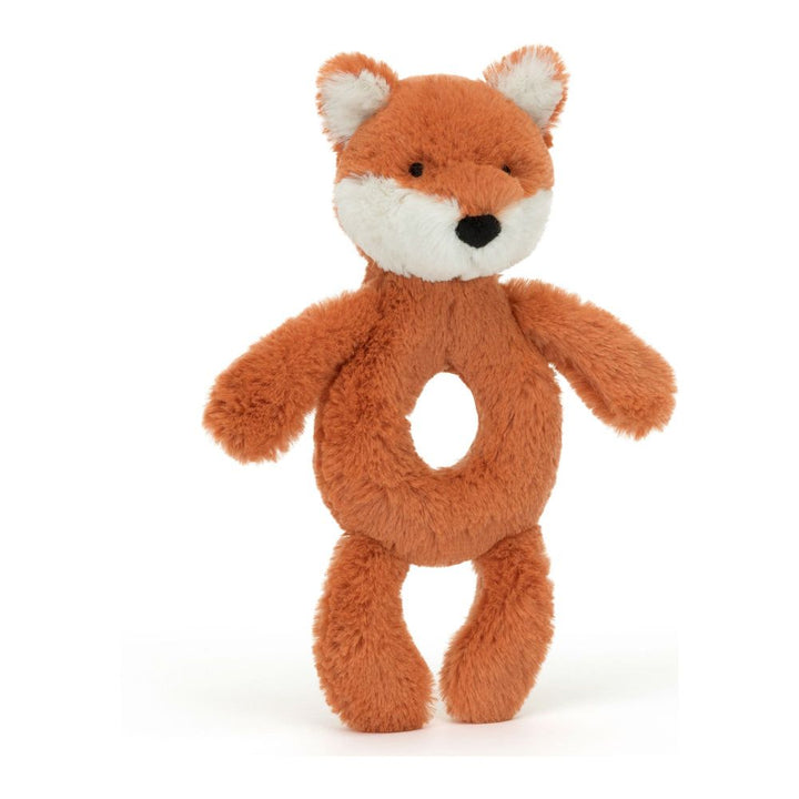 Jellycat Bashful Ring Rattle - Fox Cub