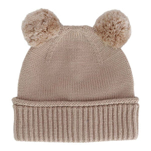 Calikids My First Hat Baby Knit Beanie Sesame