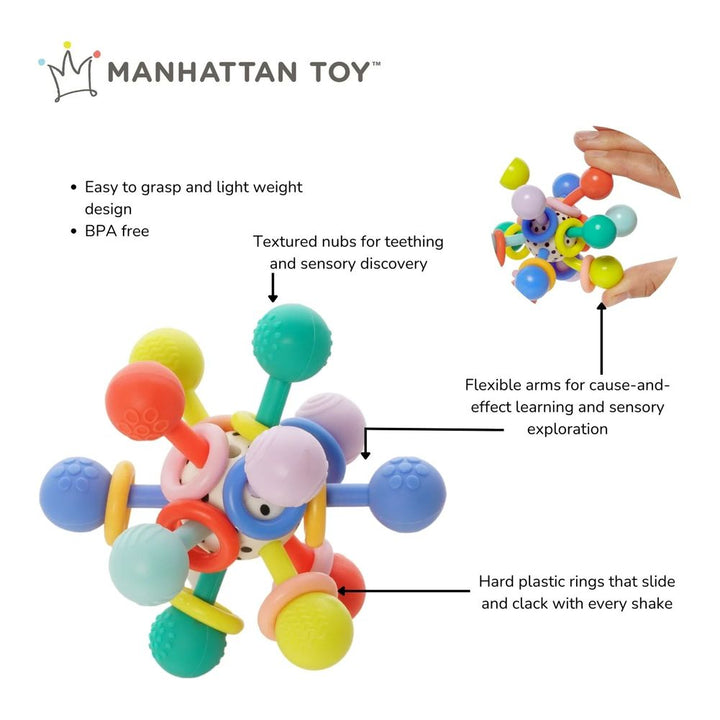 Manhattan Toy Atom Colorpop Infant Sensory Toy