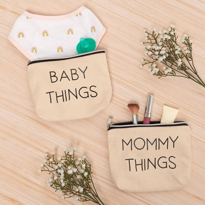 Pearhead Mommy and Baby Travel Pouches Set