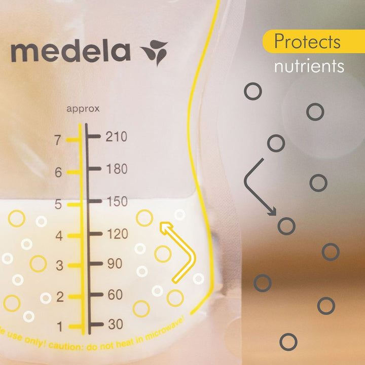 Medela Easy Pour Disposable Breast Milk Storage Bags