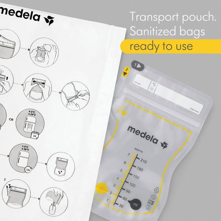 Medela Easy Pour Disposable Breast Milk Storage Bags