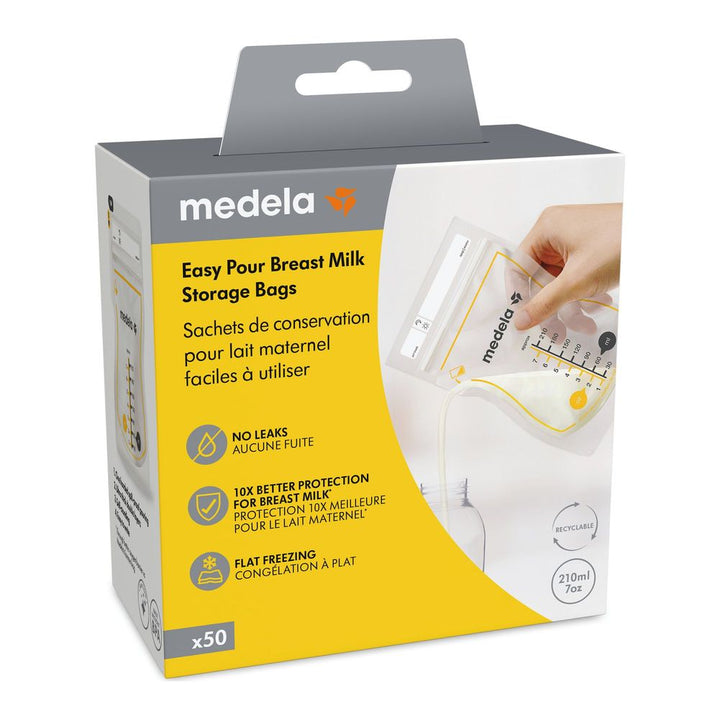 Medela Easy Pour Disposable Breast Milk Storage Bags