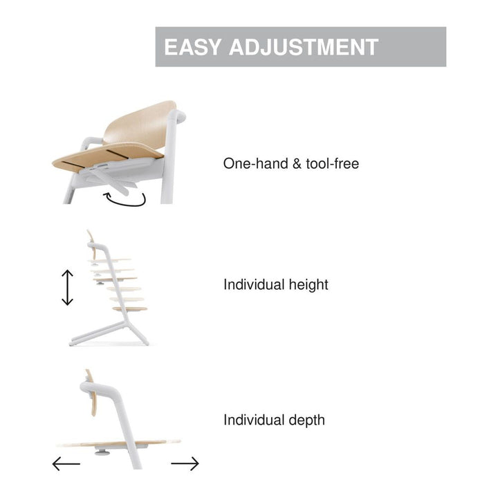 CYBEX Lemo 4-in-1 High Chair with Bouncer Nest Set