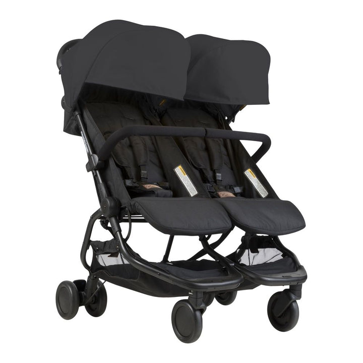 Mountain Buggy Nano Duo Double Stroller - Black Default Title