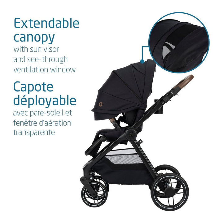 Maxi Cosi Oxford Stroller - Essential Black