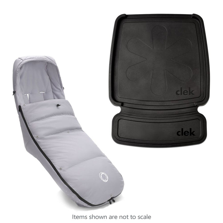 Bugaboo Winter Performance Footmuff + Clek Mat-Thingy Seat Protector Accessories Pack Default Title