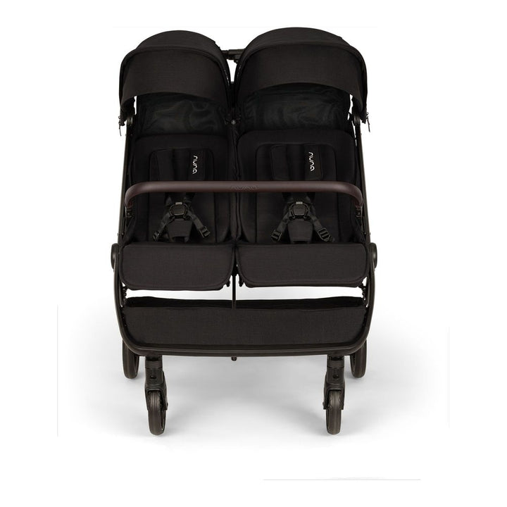 NUNA TRVL dubl Double Stroller - Caviar