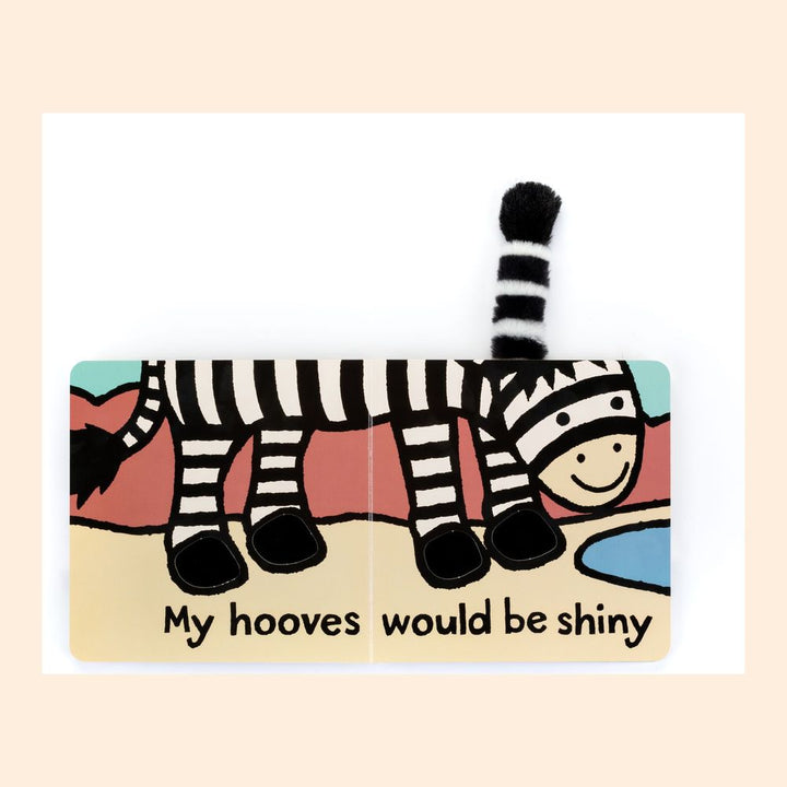 Jellycat If I Were Book - Zebra