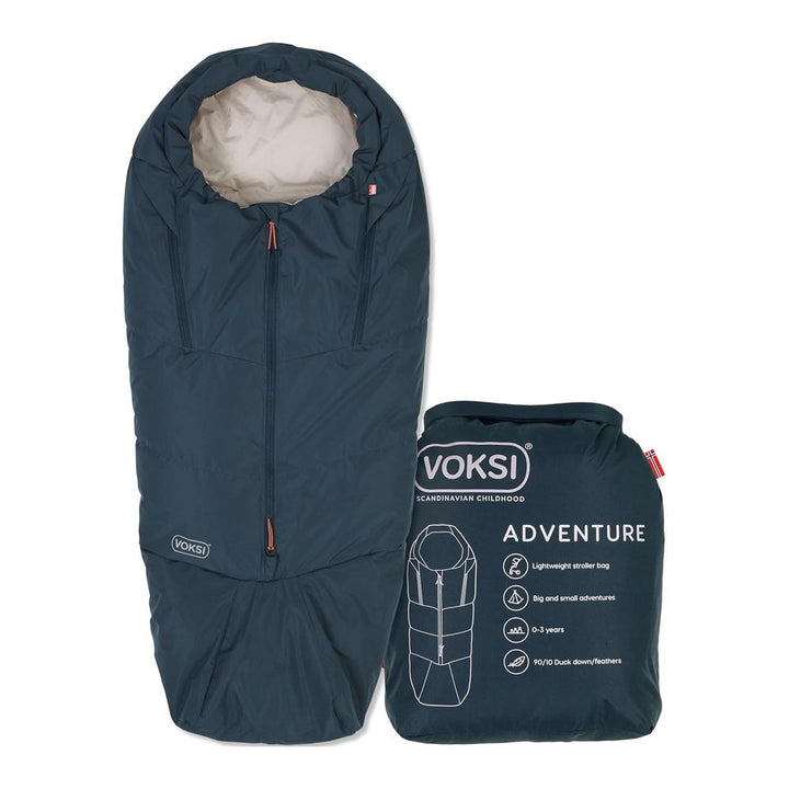 VOKSI Adventure Footmuff Poppy Blue