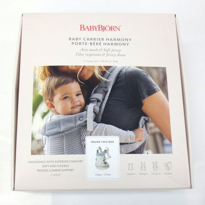 BabyBjorn Harmony Carrier - 3D Mesh, Cream (91871) (Open Box)