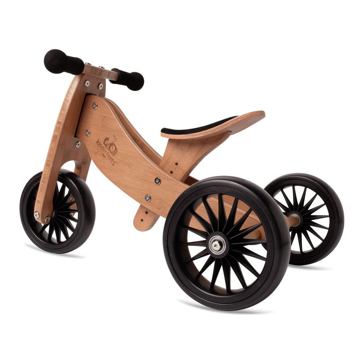 Kinderfeets 2-in-1 Tiny Tot Plus Balance Bike Bamboo