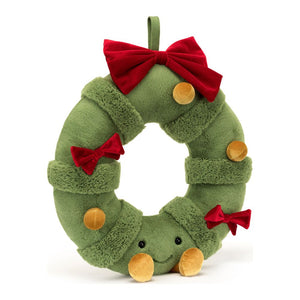 Jellycat Amusable Plush Toy - Decorated Christmas Wreath Default Title