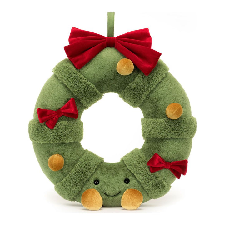 Jellycat Amusable Plush Toy - Decorated Christmas Wreath