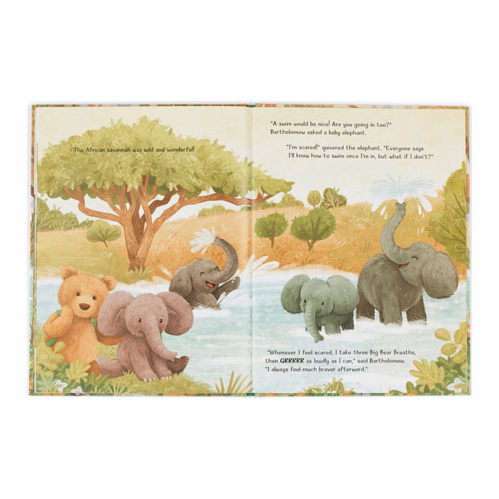 Jellycat "It's a Big World Bartholomew" Book