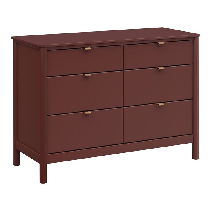 Babyletto Bondi 6-Drawer Assembled Dresser Crimson