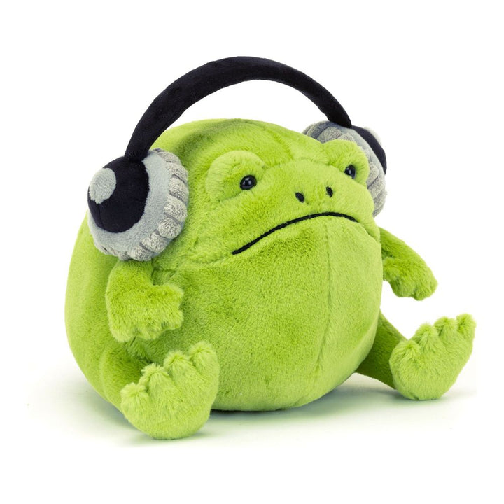 Jellycat Plush Toy - Ricky Rain Frog Headphones Default Title