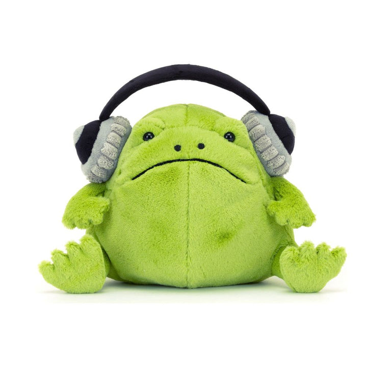 Jellycat Plush Toy - Ricky Rain Frog Headphones