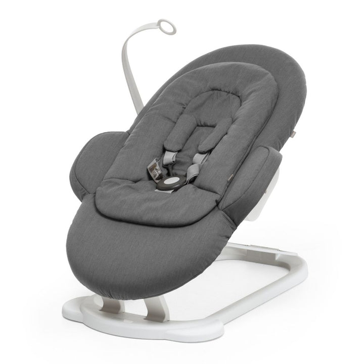 Stokke Steps Bouncer - Deep Grey with White Base (92631) (Floor Model) Default Title