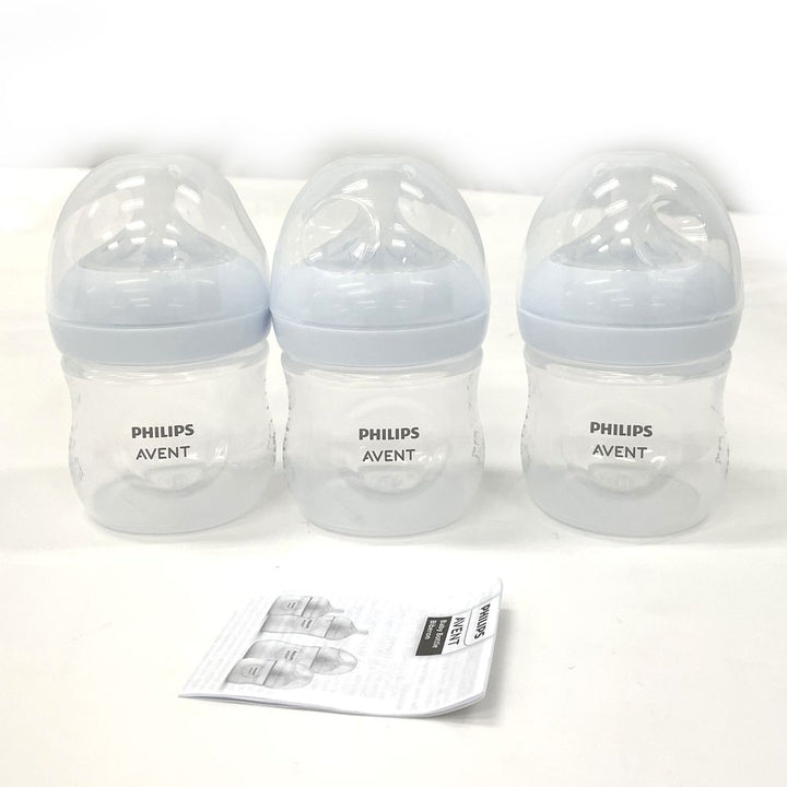 Avent 3-Pack Natural Response Baby Bottle (4 oz) (93016) (Open Box)